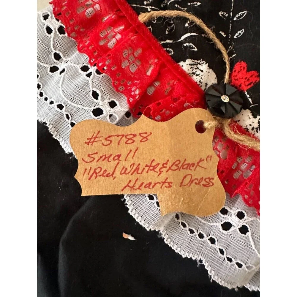 Small Red & Black Dog Dress Lulu Belle’s Closet – Fashionable Pet Wear